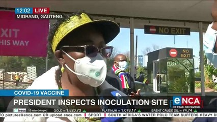 Acting Health Minister speaks after site visit