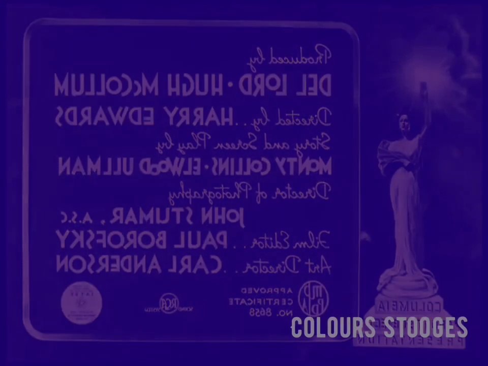 Colours stooges comedy| Moe beg a pardon