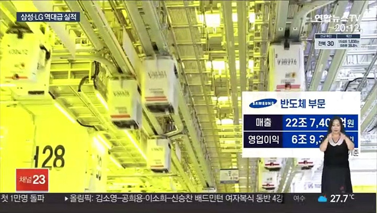 삼성 '반도체'·LG '가전' 역대급 실적…하반기는?