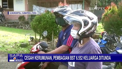 下载视频: Pembagian Bansos Tunai kepada 6.552 Warga Ditunda, Petugas: Arahan dari Satgas untuk Cegah Kerumunan