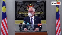 Earlier today: Pekan MP Najib Razak holds press conference