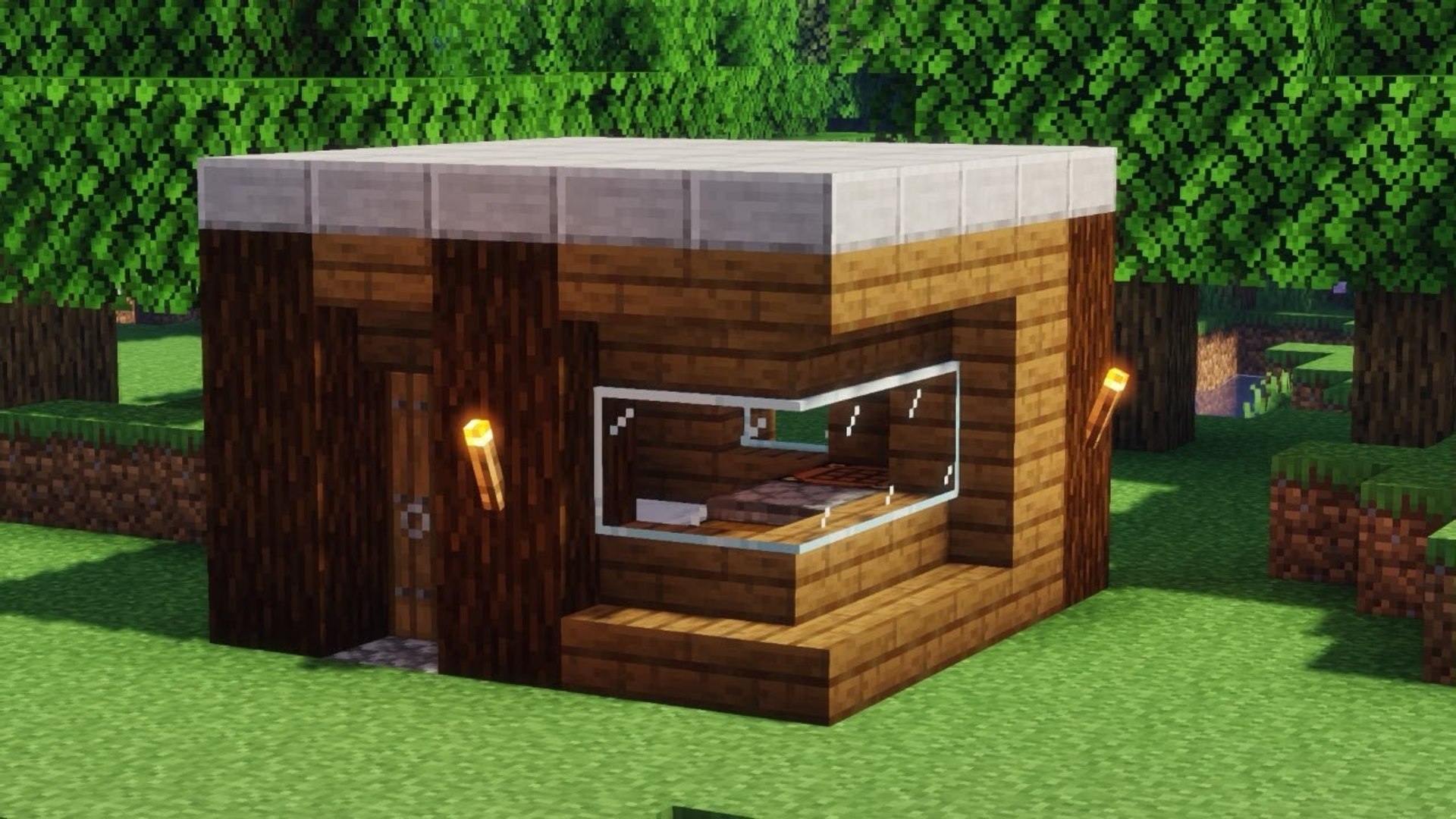 Minecraft _ How to Build a Hut - video Dailymotion