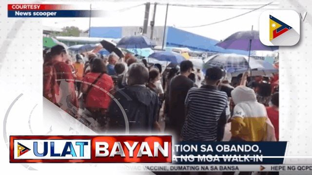 COVID-19 vaccination sa Obando, Bulacan, dinagsa ng mga walk-in; Mga residenteng nagsilikas sa samal, bataan dahil sa baha, nanawagan ng tulong ; P6-M pre-fabricated quarantine facility sa Malaybalay City, malapit nang matapos