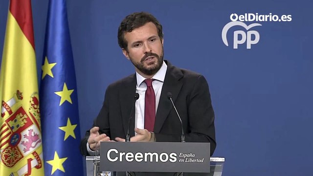Casado insiste en sus exigencias para mantener el bloqueo de la renovación del Poder Judicial