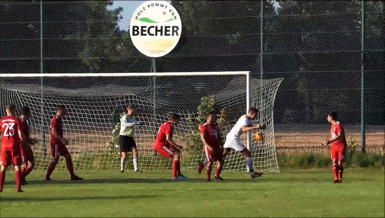 Das 1:0 für Dramfeld gegen Sparta durch Marvin Wegener