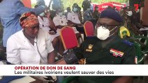 Don de sang les militaires ivoiriens veulent sauver des vies - 7info