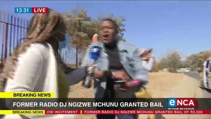 Ngizwe Mchunu supporters elated after bail granted