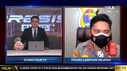 LIVE Dialog Bersama Kapolres Lampung Selatan Terkait Penjualan Surat Rapid  Antigen Palsu