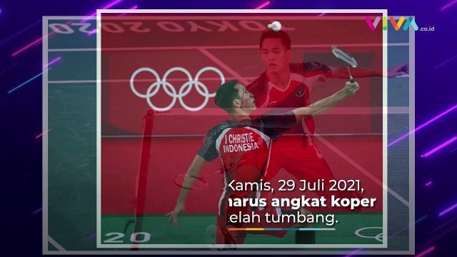 Jonatan Christie Tak Berkutik di Olimpiade Tokyo
