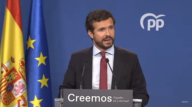 Pablo Casado: El problema es Sánchez. España nos echa de menos