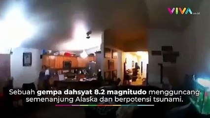 Gempa Dahsyat 8,2 Magnitudo Guncang Alaska Tsunami Mengancam