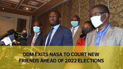 ODM exits NASA to court new friends ahead of 2022 elections
