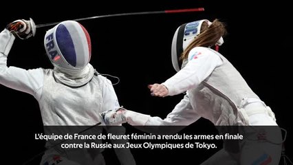 Tokyo 2020 - Le fleuret féminin français en argent