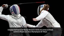 Tokyo 2020 - Le fleuret féminin français en argent