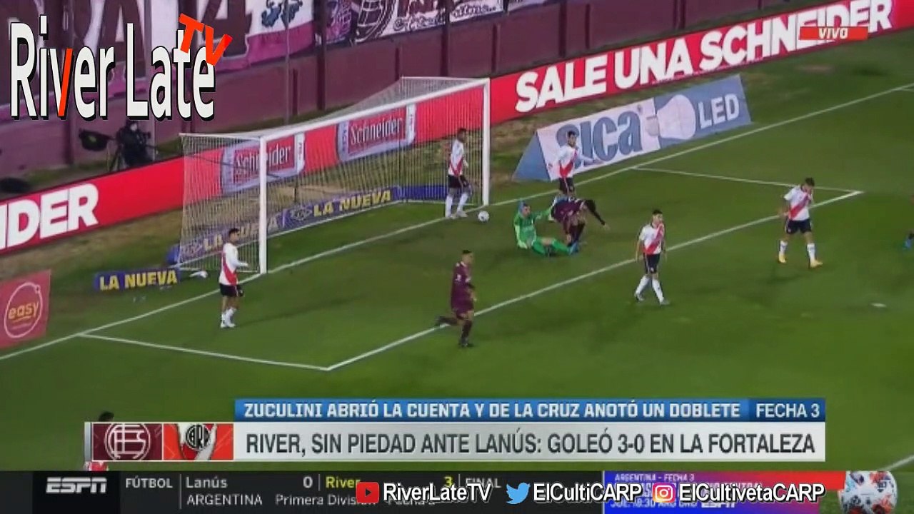 (Resumen) Lanús 0 vs River Plate 3 - 3ª - Torneo LPF 2021 ][ RiverLateTV