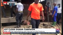 Joy Clean Ghana: AMA officials demolishing pan latrines at Old Fadama - News Desk (29-7-21)