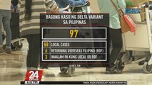 Kaso ng delta variant ng COVID-19 sa Pilipinas, 216 na matapos madagdagan ng 97; Walo sa kanila ang patay | 24 Oras