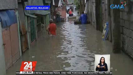 Bahang pinapalala ng ulan, high tide, at pagpapakawala ng tubig sa dam, perwisyo sa mga taga-Bulacan | 24 Oras