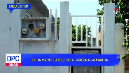 Mujer fue atacada por su pareja con un martillo