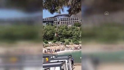Bodrum'da ormanlık alanda yangın: Güvercinlik'te bir otel boşaltılıyor
