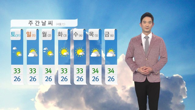 [날씨] 내일도 찜통더위 기승...곳곳에 소나기 / YTN