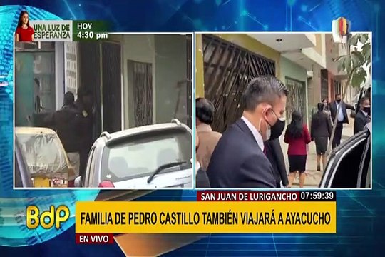 SJL: Padres de Pedro Castillo viajarán para juramentación en la Pampa de la Quinua