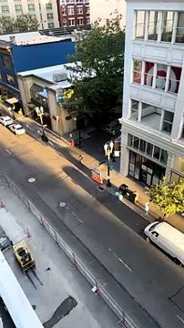 Unicycling Villain Plays Fire-Spitting Bagpipes