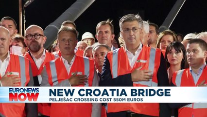 Croatia celebrates as €420m bridge on Adraitic coast nears completion