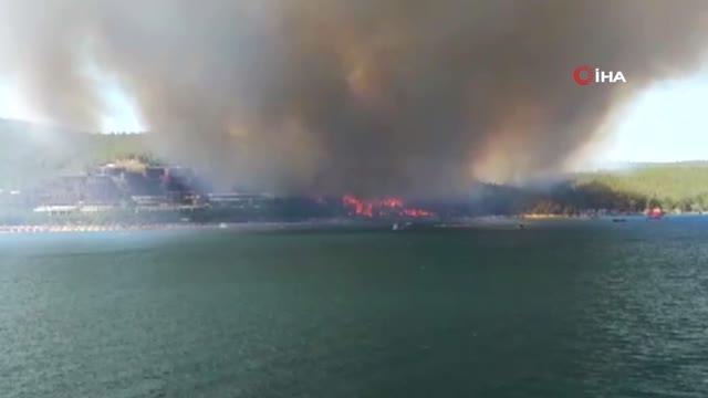 Bodrum semalarını duman kapladı