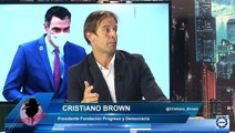 Cristiano Brown: Estamos en la cola de Europa en casi todo, que Sánchez siga en el Gobierno es crecer en desigualdad