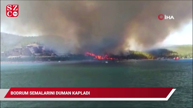 Bodrum semalarını duman kapladı