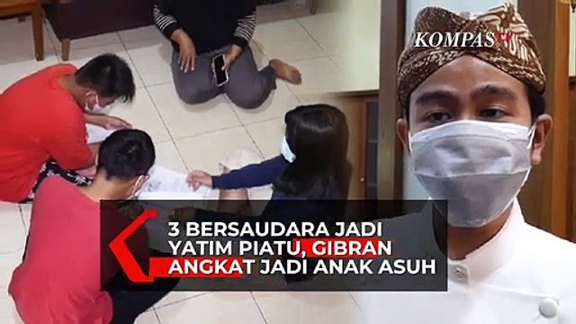 3 Bersaudara Jadi Yatim Piatu, Gibran Angkat Jadi Anak Asuh dan Jamin Pendidikan Mereka