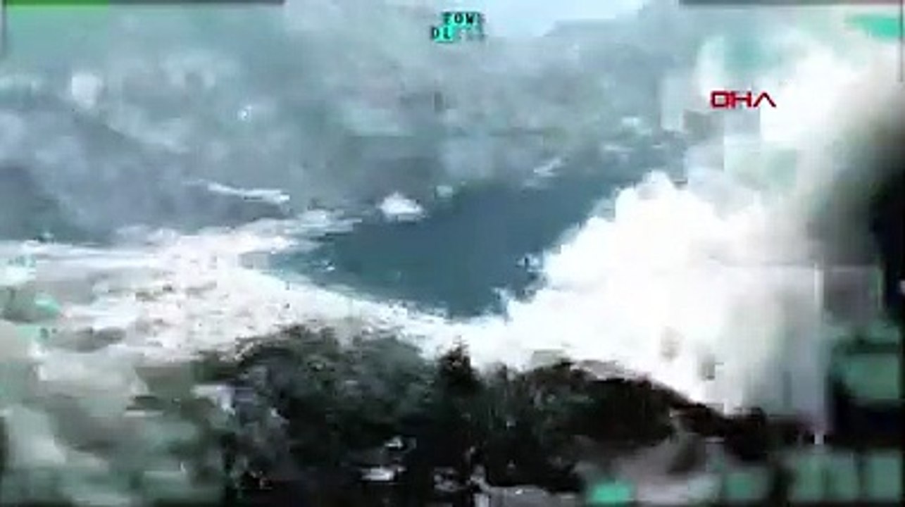 Marmaris orman yangını İHA ile havadan görüntülendi