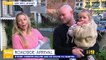Hosts astonished after parents deliver baby on the road _ Today Show Australia