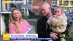Hosts astonished after parents deliver baby on the road _ Today Show Australia