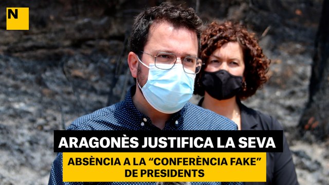 Aragonès justifica la seva absència a la conferència fake de presidents