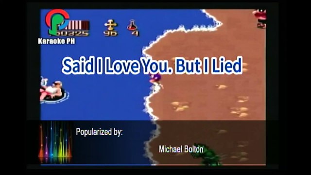Michael Bolton Said I Love You But I Lied Karaoke