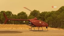 Manavgat yangını insansız helikopter ile gözlenecek