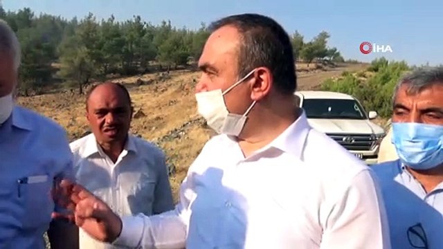 Kilis'teki orman yangınında en büyük korku rüzgar