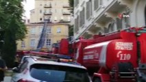 Beyoğlu'nda Fransız Konsolosluğu'na ait kreşte korkutan yangın