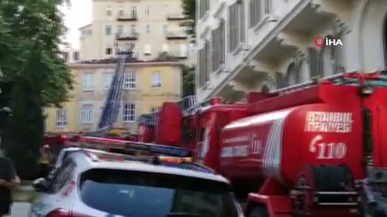 Beyoğlu'nda Fransız Konsolosluğu'na ait kreşte korkutan yangın