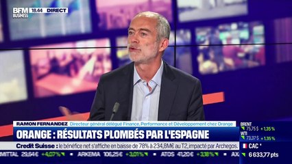 Ramon Fernandez (Orange) : Résultats plombés par l'Espagne pour Orange - 29/07