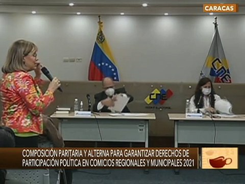 CNE garantizará la paridad de género en las Megaelecciones del próximo 21 de noviembre