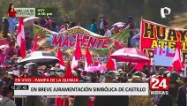 Pampa de la Quinua se alista para juramentación simbólica de Pedro Castillo