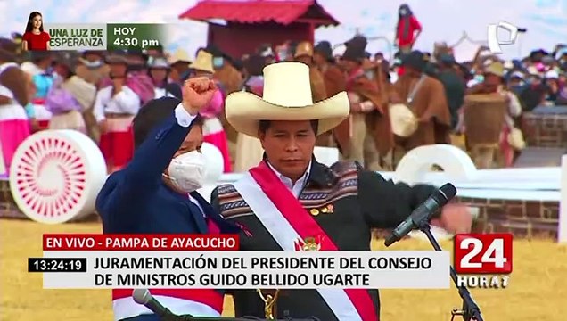 Guido Bellido es el jefe del gabinete Pedro Castillo