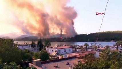 Download Video: Waldbrände in der Türkei: Kampf gegen mehr als 40 Feuer