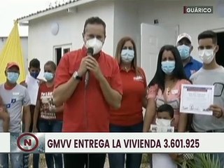 Gobierno Nacional entregó 23 viviendas en el urbanismo Villas del Sol del estado Guárico