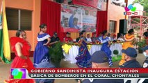 Gobierno de Nicaragua inaugura estación básica de bomberos en El Coral, Chontales