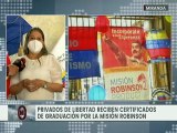 Entregan certificados de Misión Robinson a privados de libertad del Internado Judicial Rodeo II