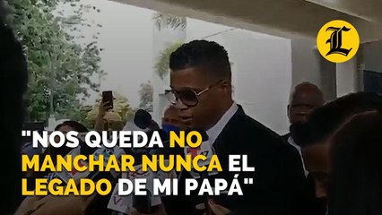 Jandy Ventura: Nos queda no manchar nunca el legado de mi papá